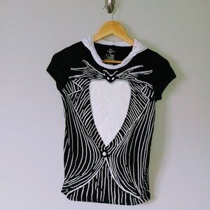 Nightmare Before Christmas Child Short Sleeve Shirt with Hoodie